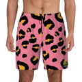 W2W Pro Mesh Hybrid Shorts - Drip Bench Leopard Pink