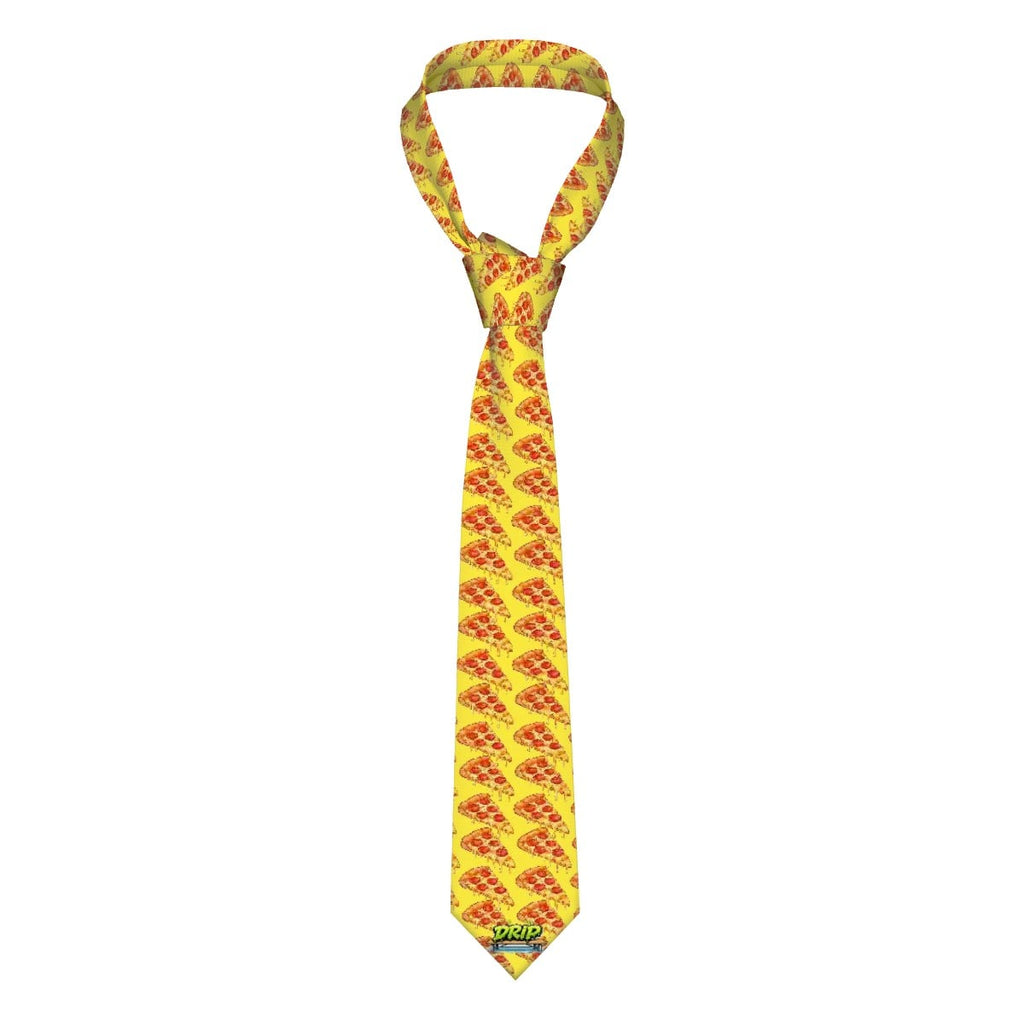 Game Day Tie - Pizza Yellow