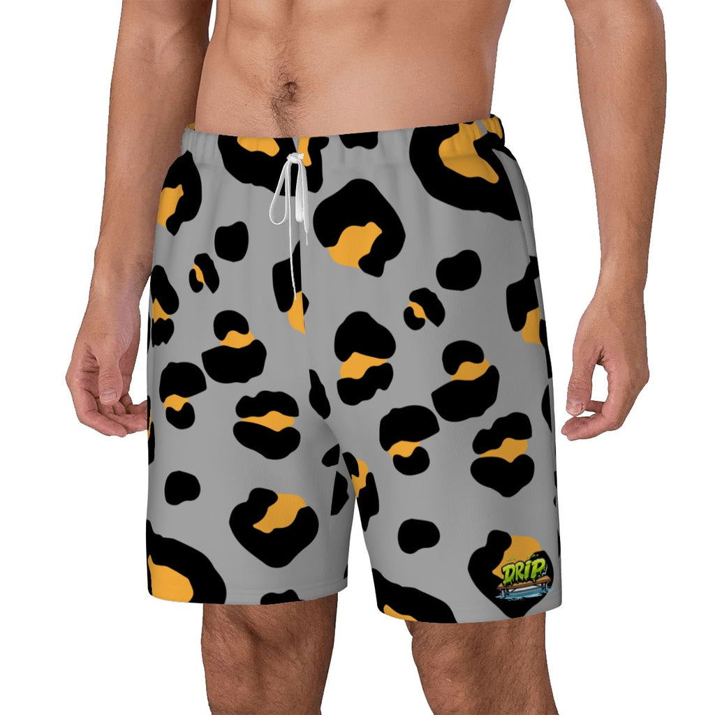 W2W Pro Mesh Hybrid Shorts - Drip Bench Leopard Grey