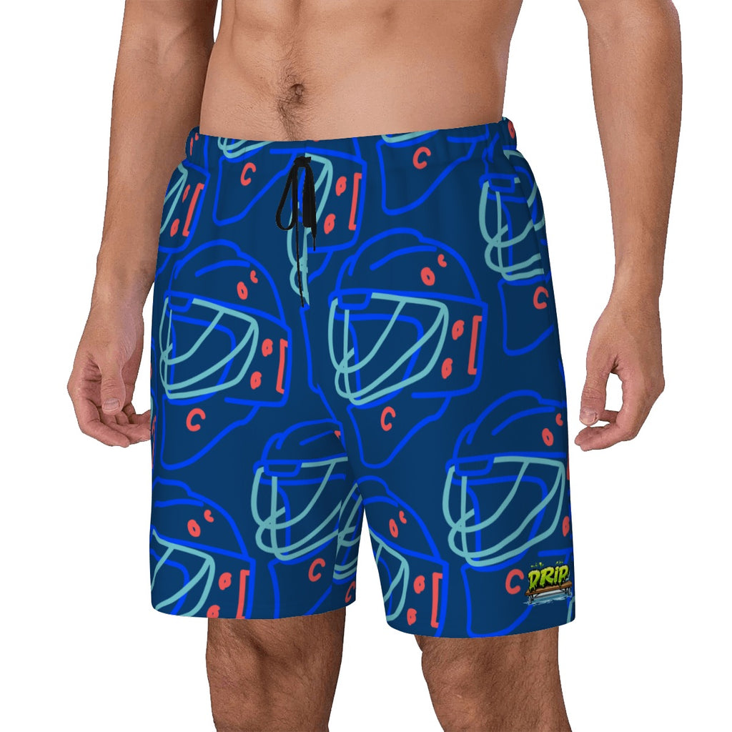 W2W Pro Mesh Hybrid Shorts - Goalie Helmet Sketch Midnight