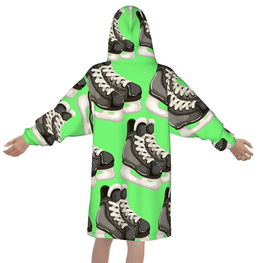 Youth Blanket Sweatshirt - Hot Green
