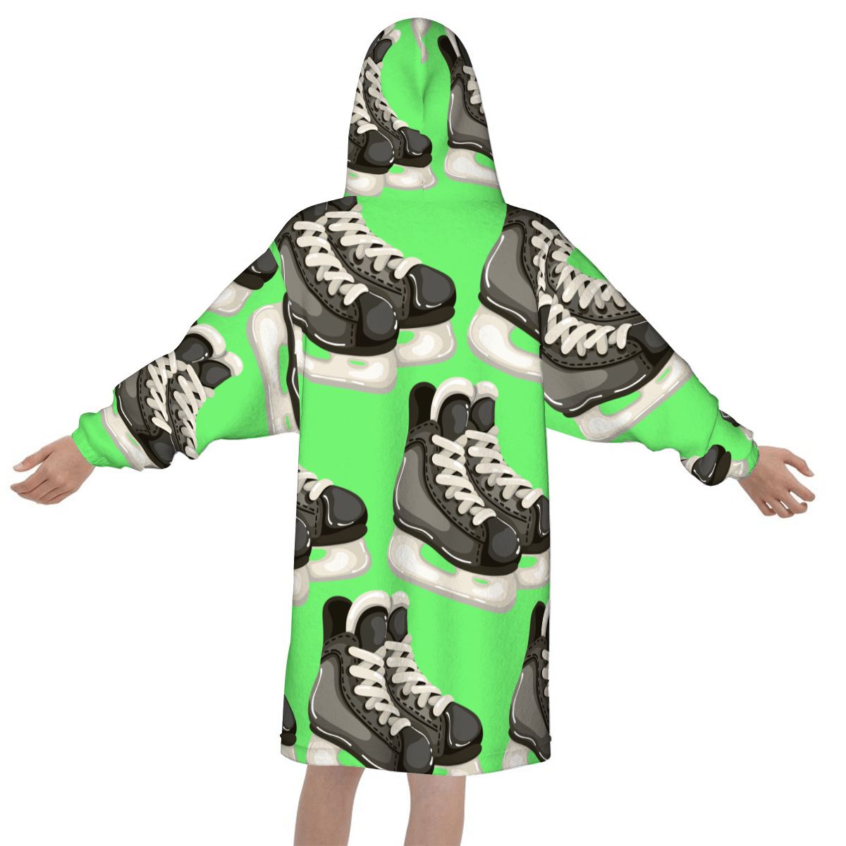 Youth Blanket Sweatshirt - Hot Green
