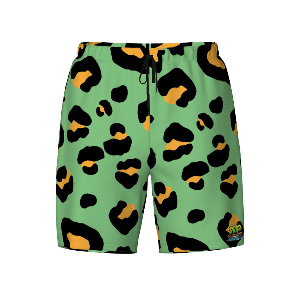 W2W Pro Mesh Hybrid Shorts - Drip Bench Leopard Green