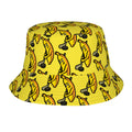 Drip Bucket Hat - Bananas for Hockey Yellow