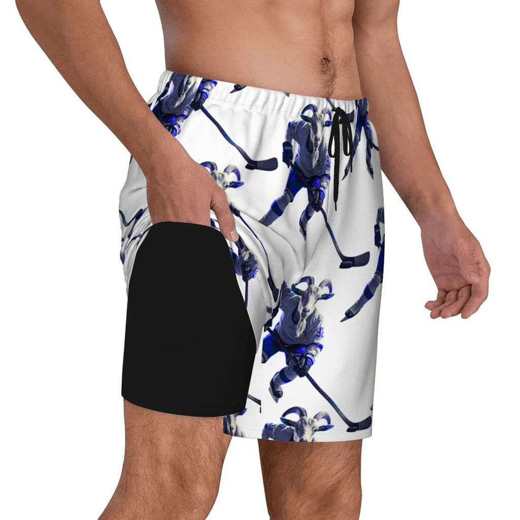 W2W Pro Mesh Hybrid Shorts - The Hockey Goat White