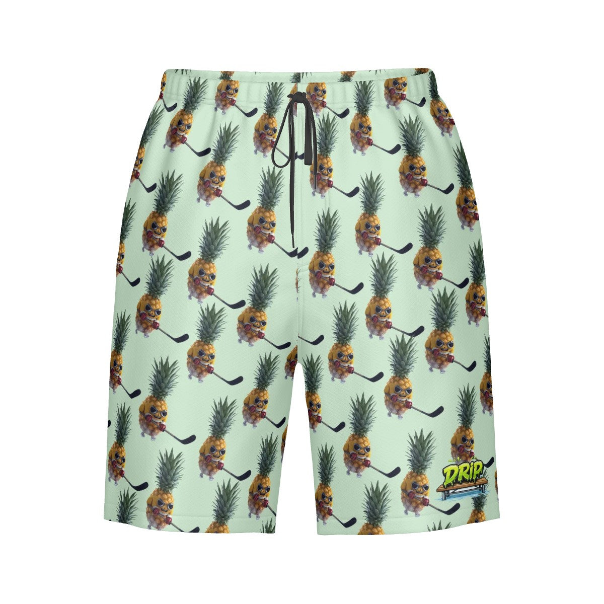 Men/Teen Swim Shorts - Piney Snipes Mint Green
