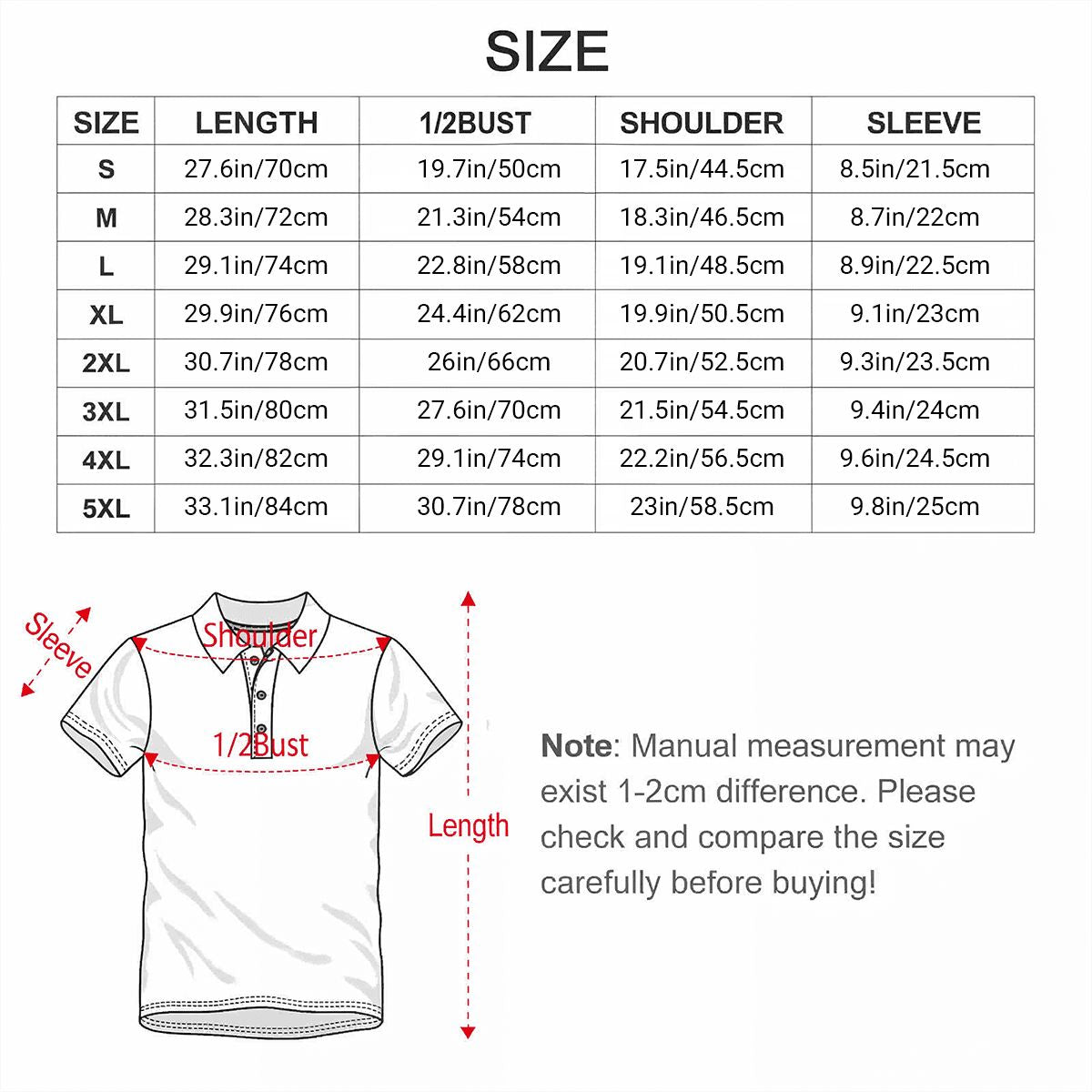 Uncle Golf Shirts - Baseballs White