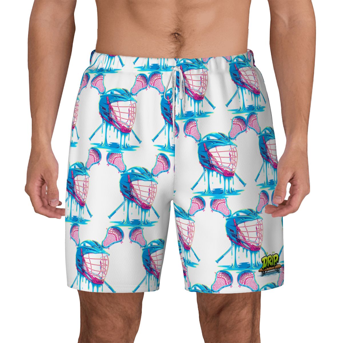 W2W Pro Mesh Hybrid Shorts - Lacrosse Helmet Sticks White