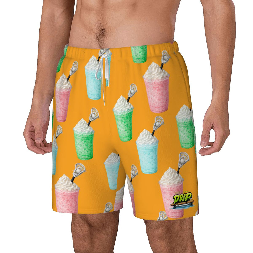 W2W Pro Mesh Hybrid Shorts - Ice Cream Lacrosse Orange