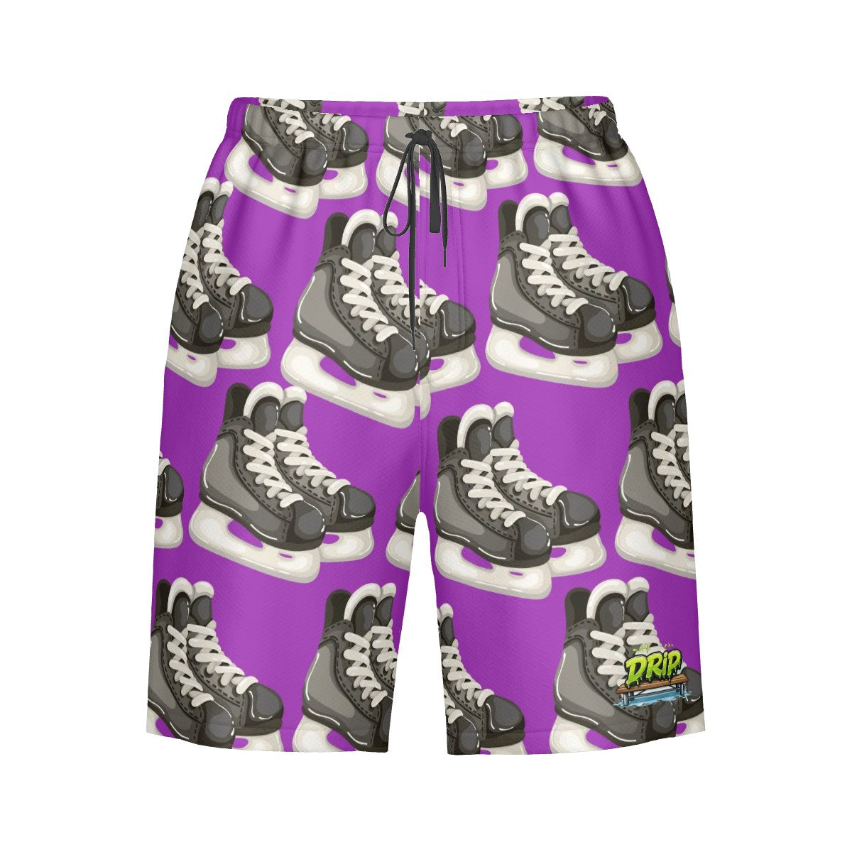 Water to Workout Hybrid Shorts - Hockey Skates Purple