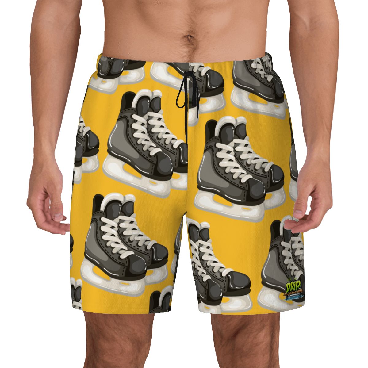 W2W Pro Mesh Hybrid Shorts - Hockey Skates Classic Gold