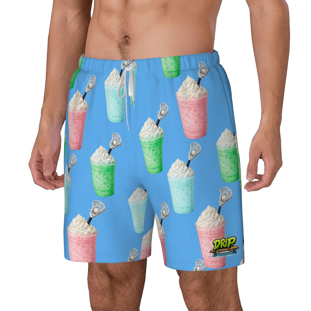 W2W Pro Mesh Hybrid Shorts - Ice Cream Lacrosse Sky Blue