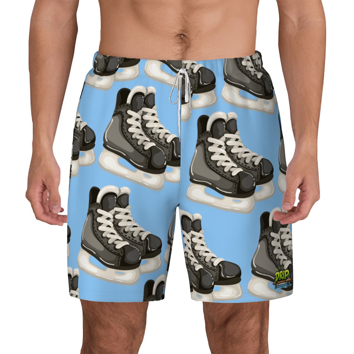 W2W Pro Mesh Hybrid Shorts - Hockey Skates Ice Blue