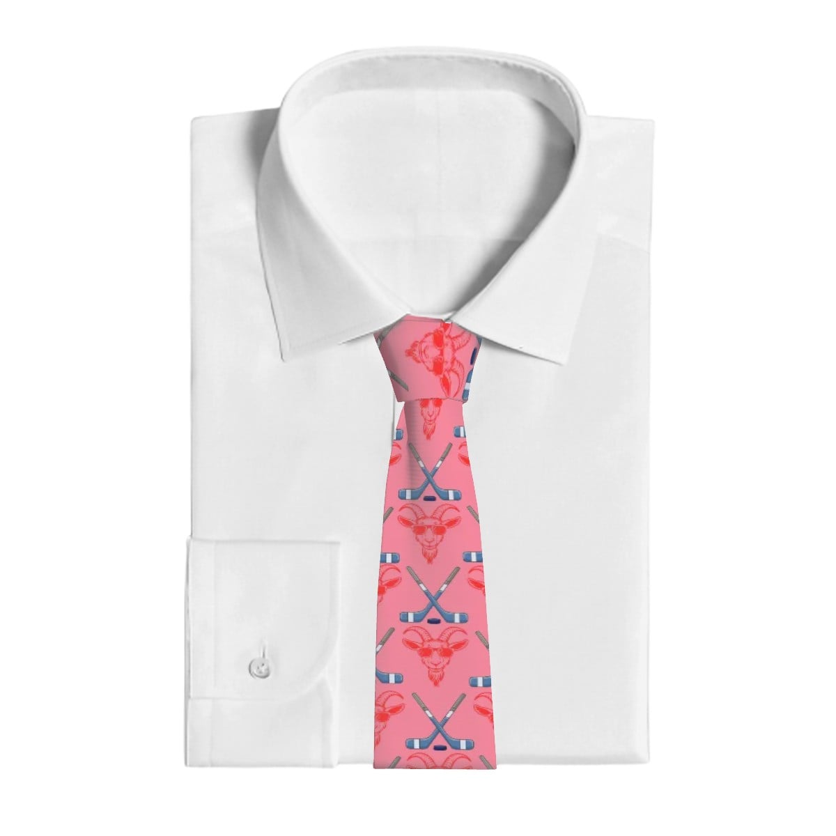 Game Day Tie - Hockey Goated Pink