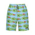 Water to Workout Hybrid Shorts - Golf Hole and Flag Blue