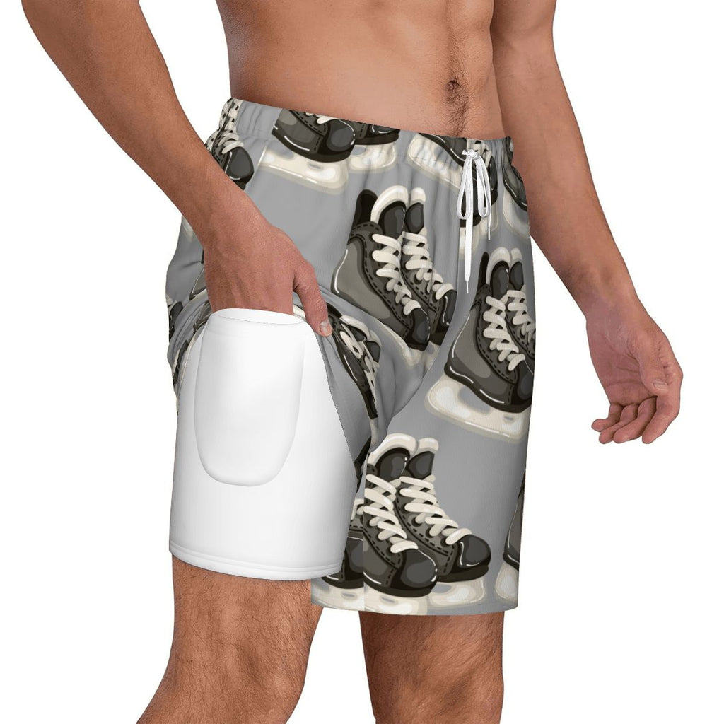 W2W Pro Mesh Hybrid Shorts - Hockey Skates Grey