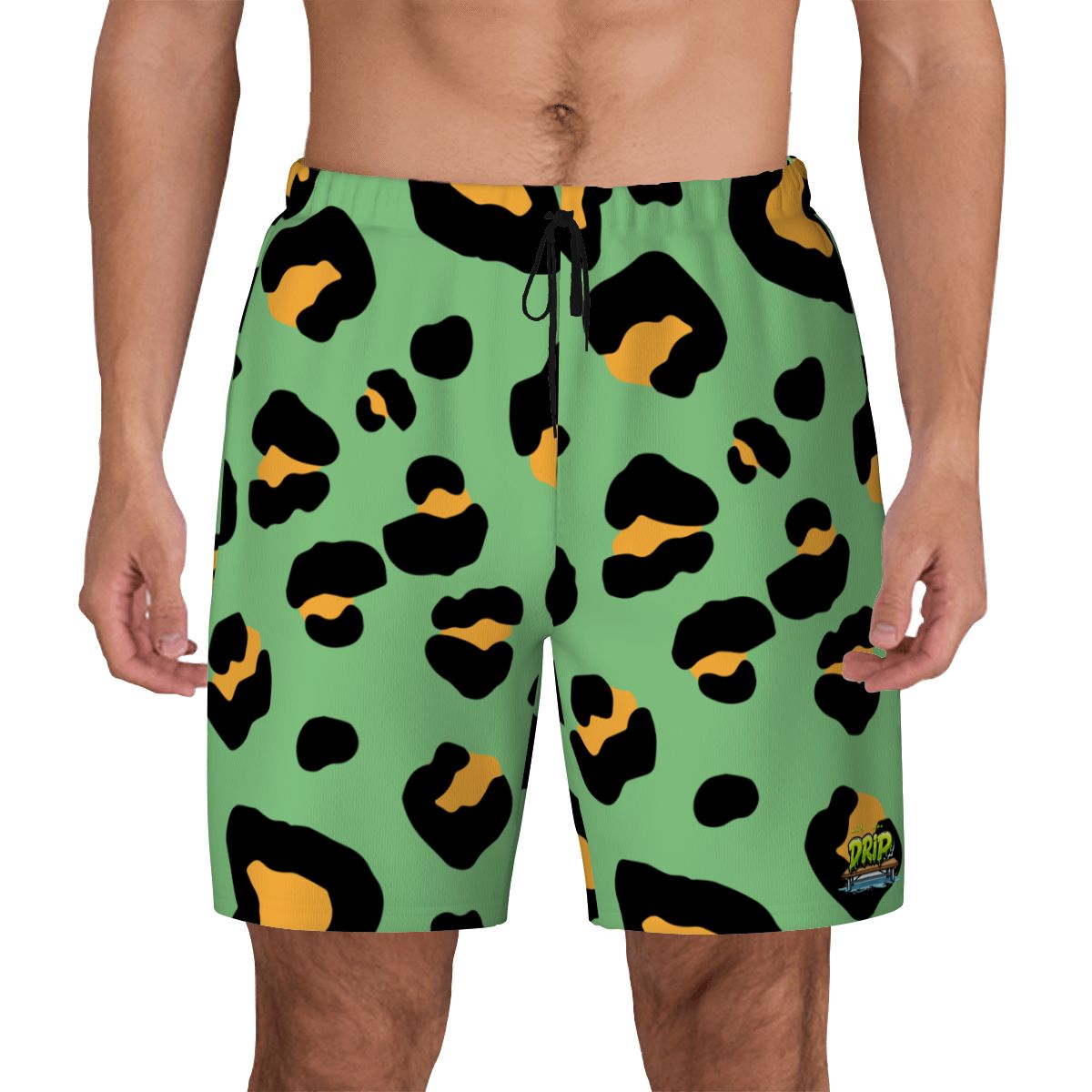 W2W Pro Mesh Hybrid Shorts - Drip Bench Leopard Green