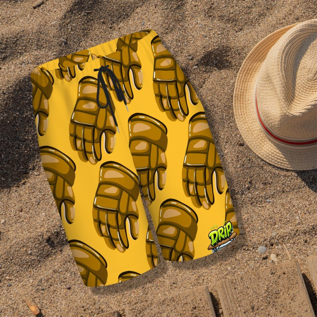 Youth Swim Shorts - Golden Hockey Gloves Gold