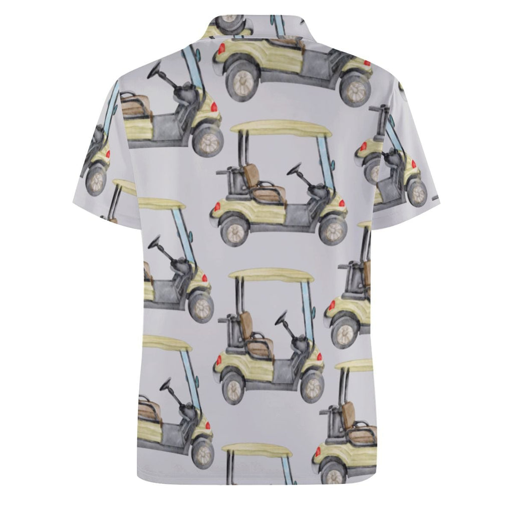 Uncle Golf Shirt - Golf Cart Grey