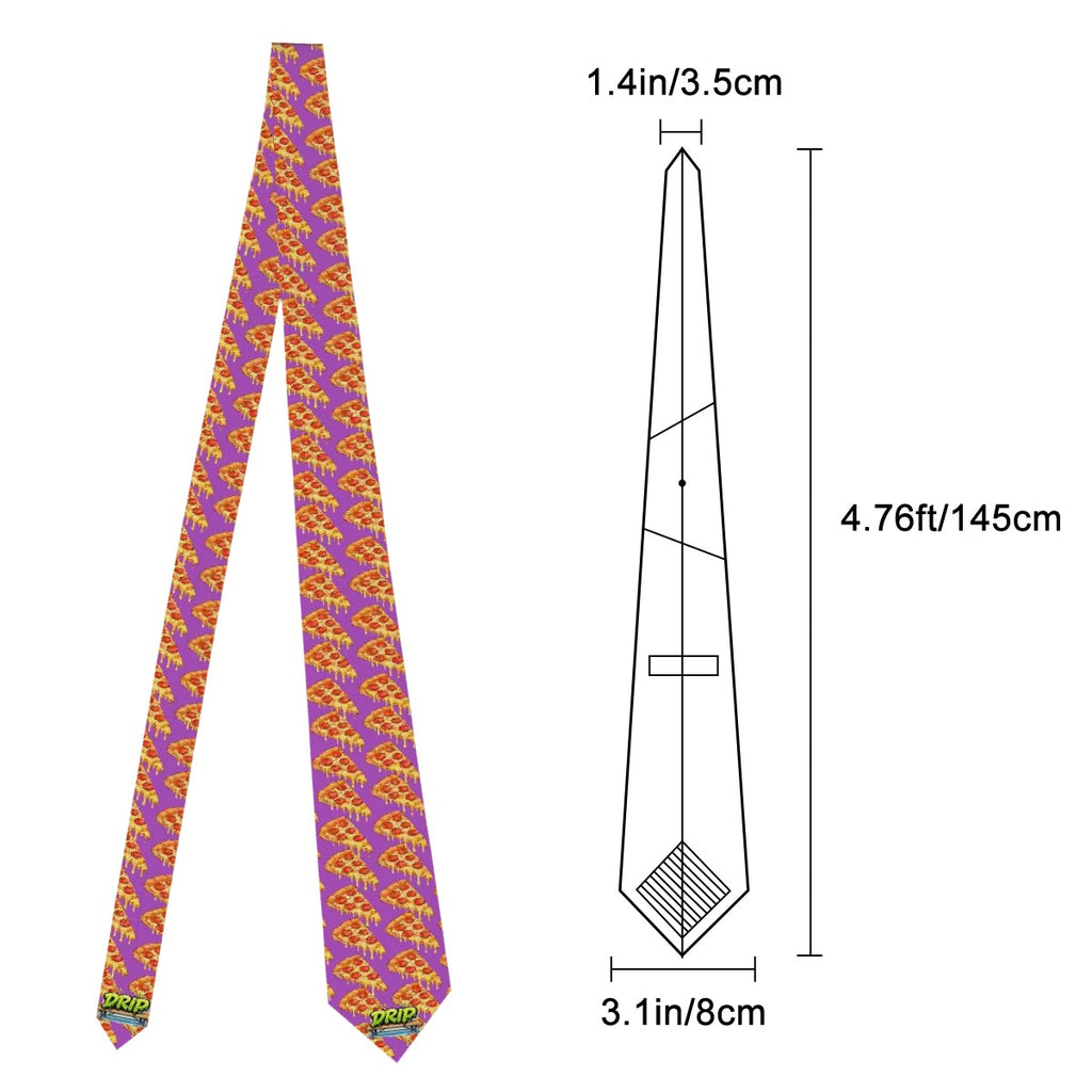 Game Day Tie - Pizza Purple