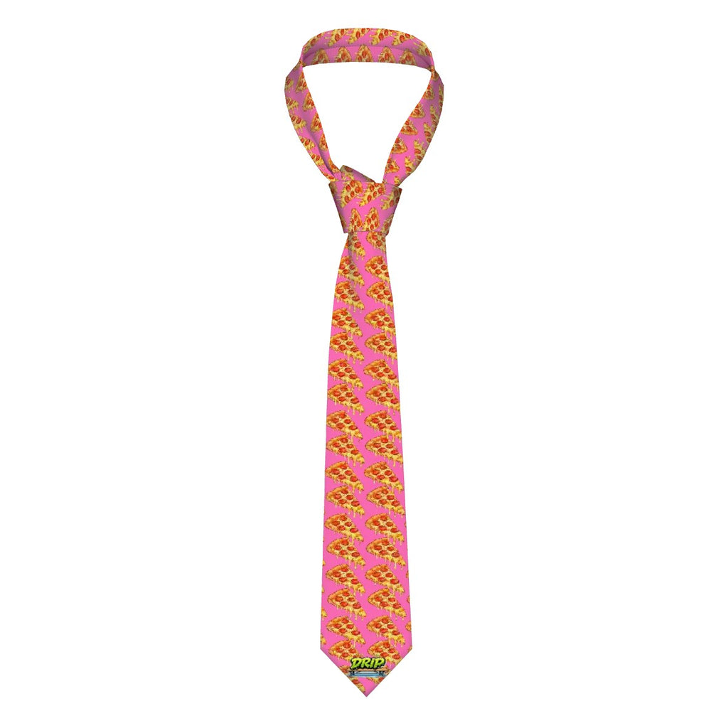Game Day Tie - Pizza Pink