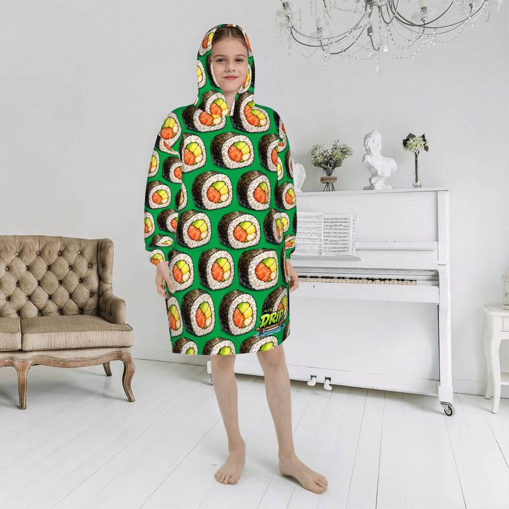 Youth Blanket Sweatshirt - Sushi