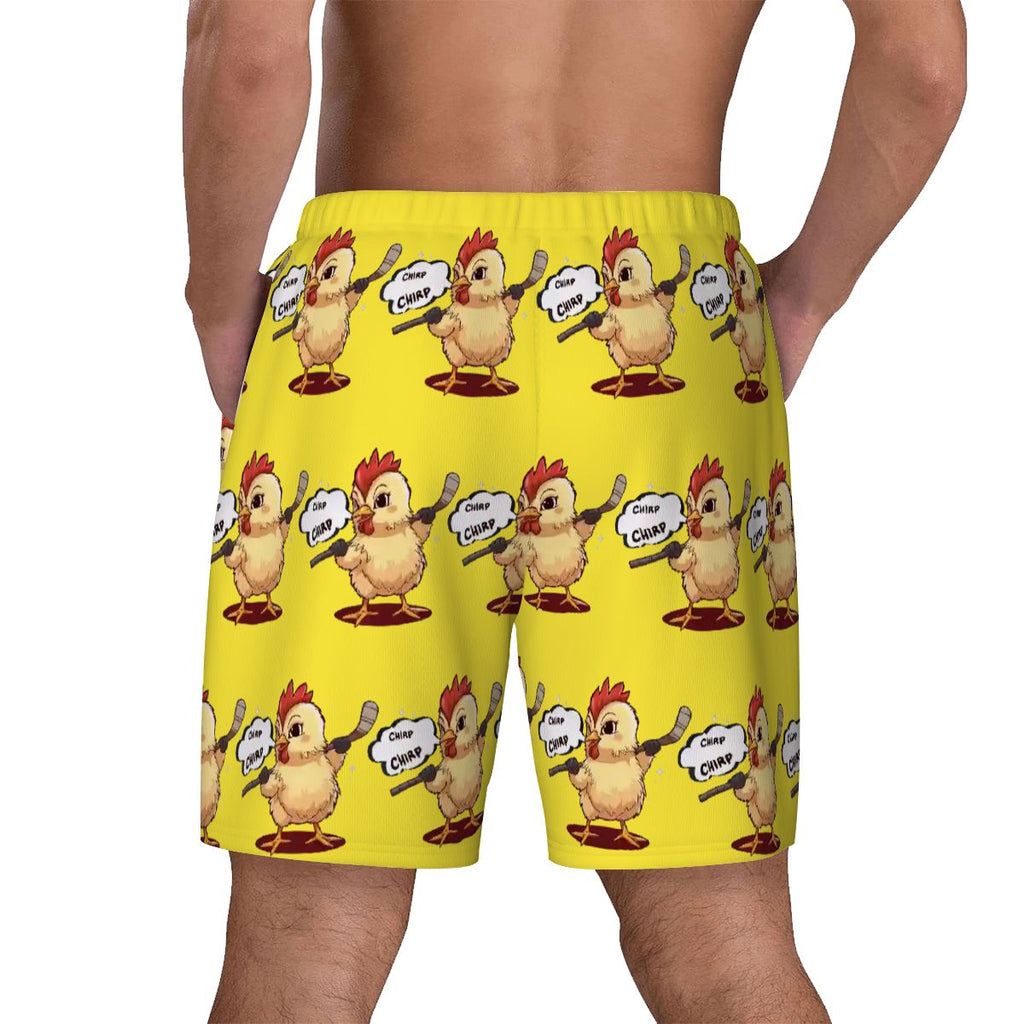 W2W Pro Mesh Hybrid Shorts - Hockey Chirp Chirp Yellow