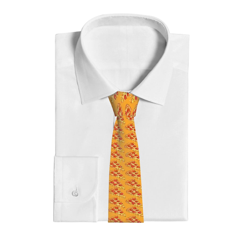 Game Day Tie - Pizza Orange