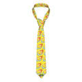Game Day Tie - Flamin Hockey Pucks Yellow
