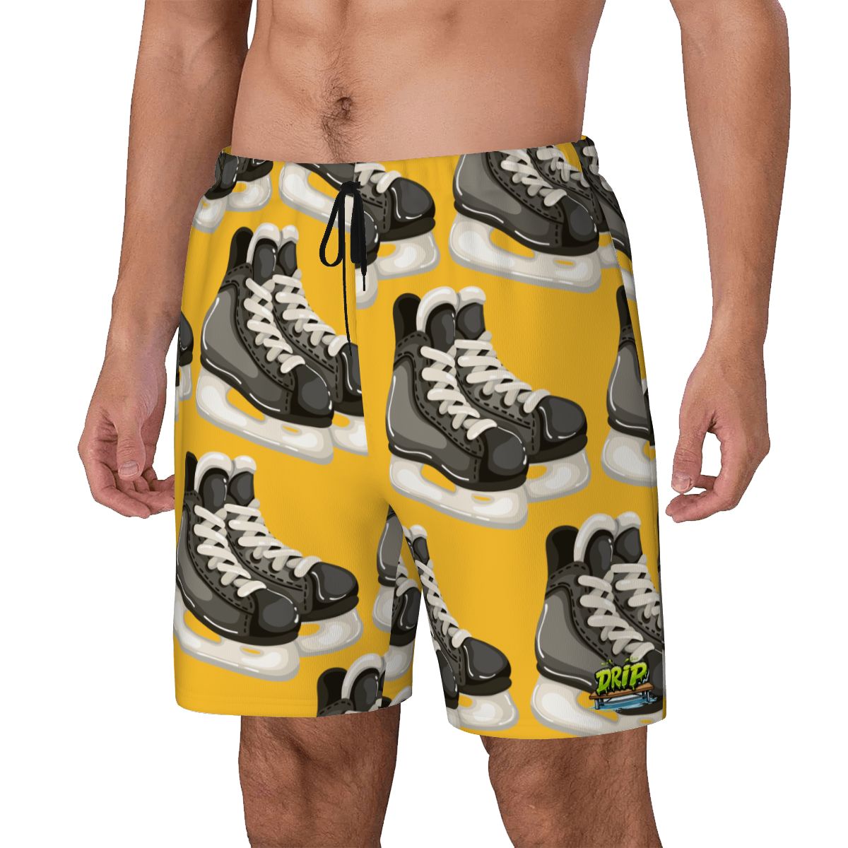 W2W Pro Mesh Hybrid Shorts - Hockey Skates Classic Gold