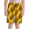 Youth Swim Shorts - Golden Hockey Gloves Gold