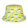 Drip Bucket Hat - Golf Ball and Tee Yellow