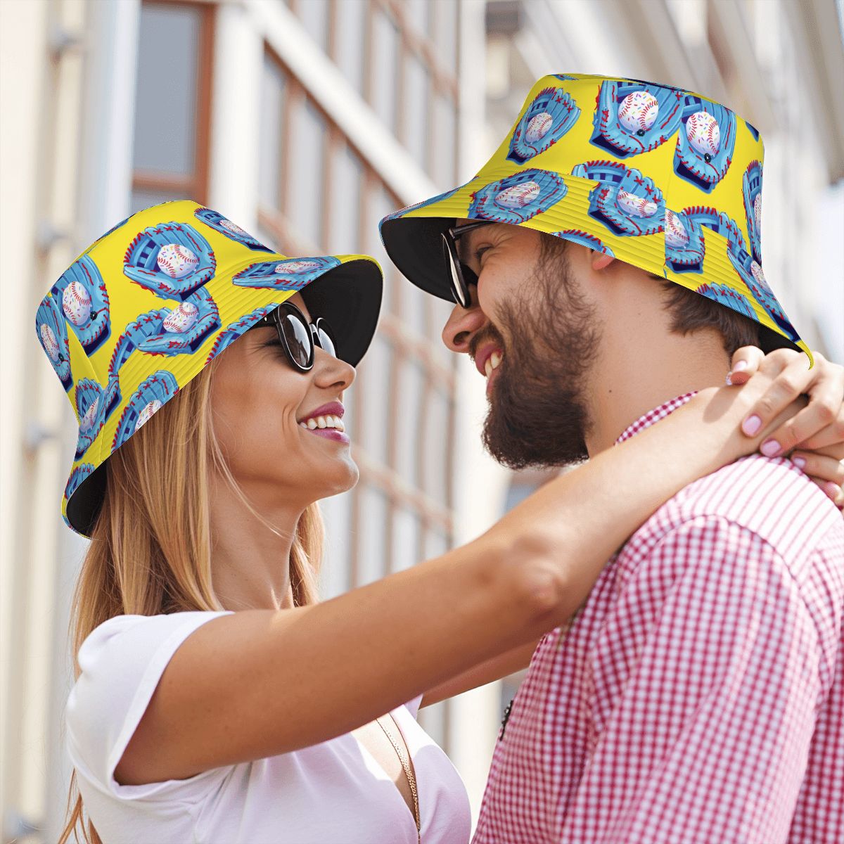 Drip Bucket Hat - Baseball Sprinkles Drip Yellow