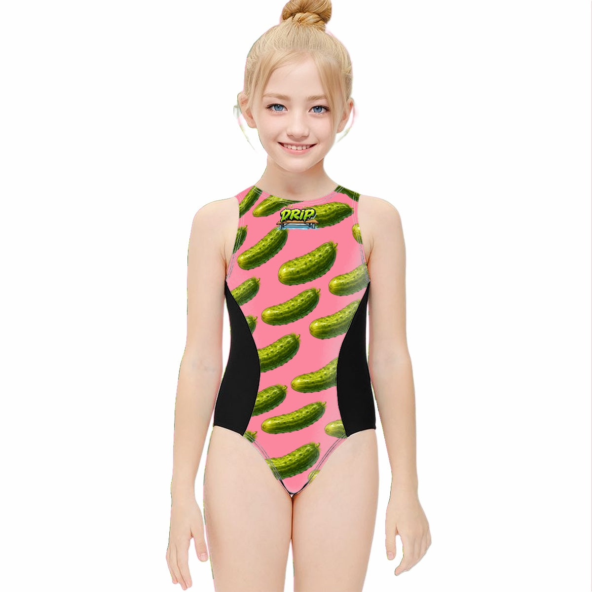 Girls One Piece Swimsuits - Pickled Pink