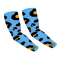 Drip Bench Performance Arm Sleeves - Drip Bench Leopard Sky Blue