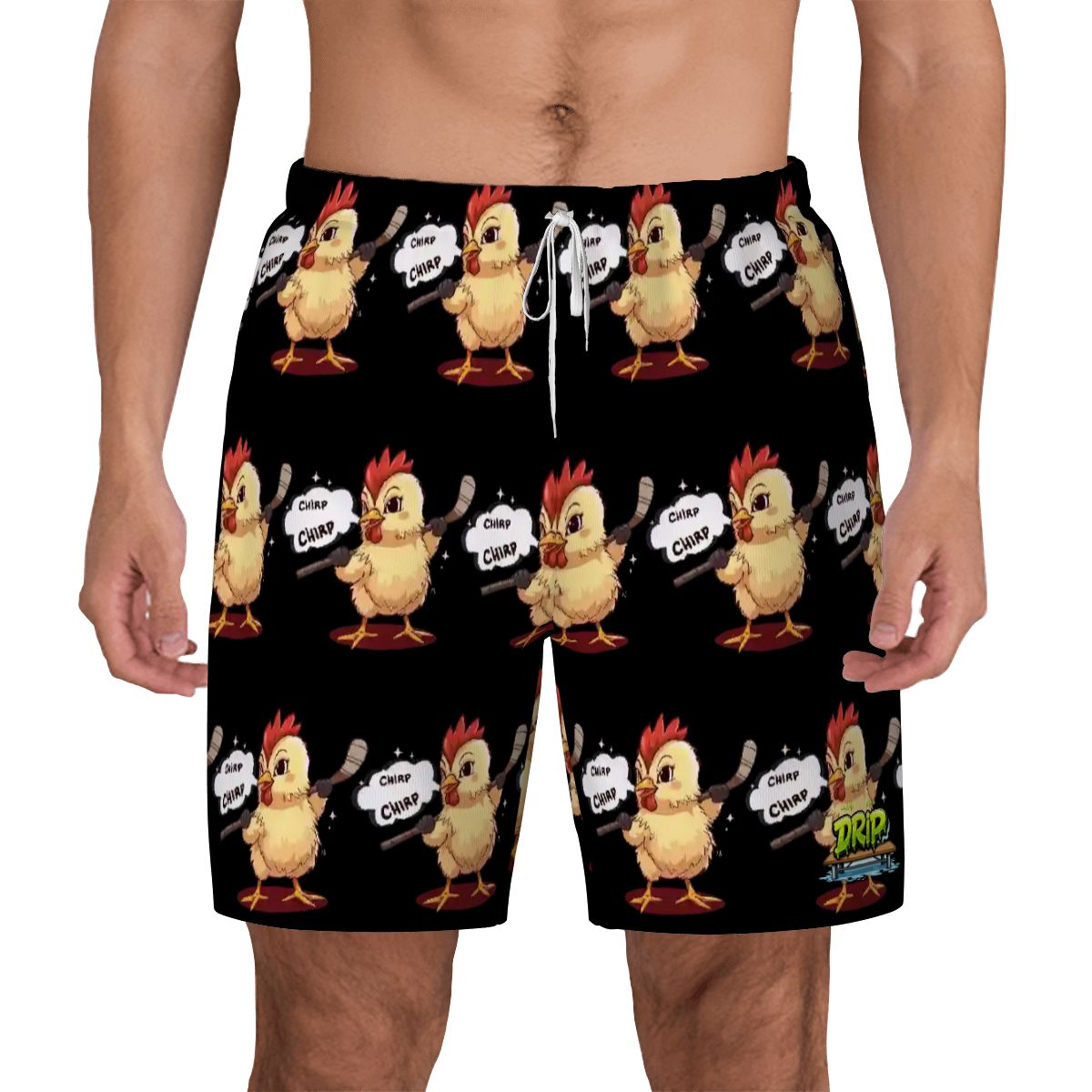 W2W Pro Mesh Hybrid Shorts - Hockey Chirp Chirp Black