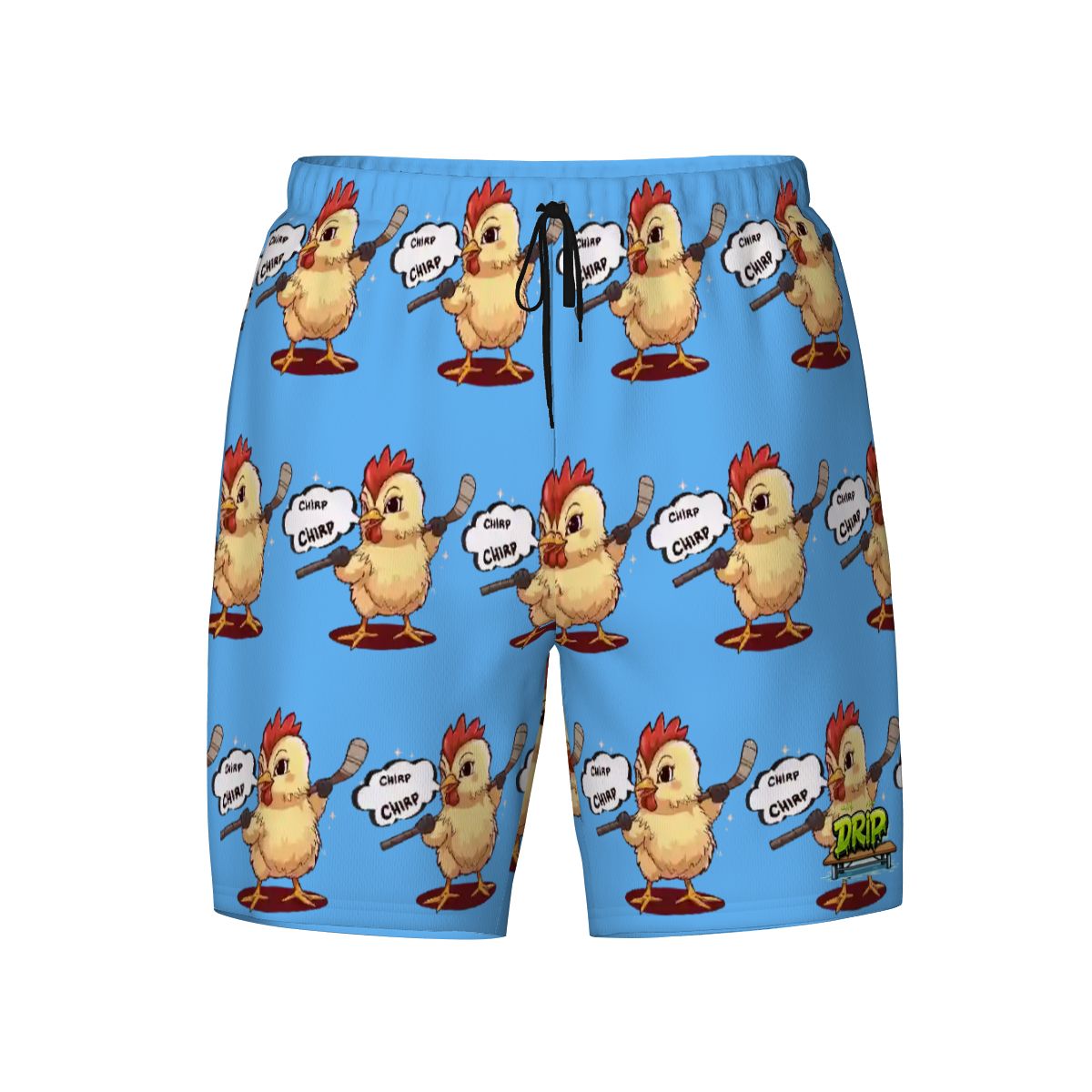 W2W Pro Mesh Hybrid Shorts - Hockey Chirp Chirp Blue