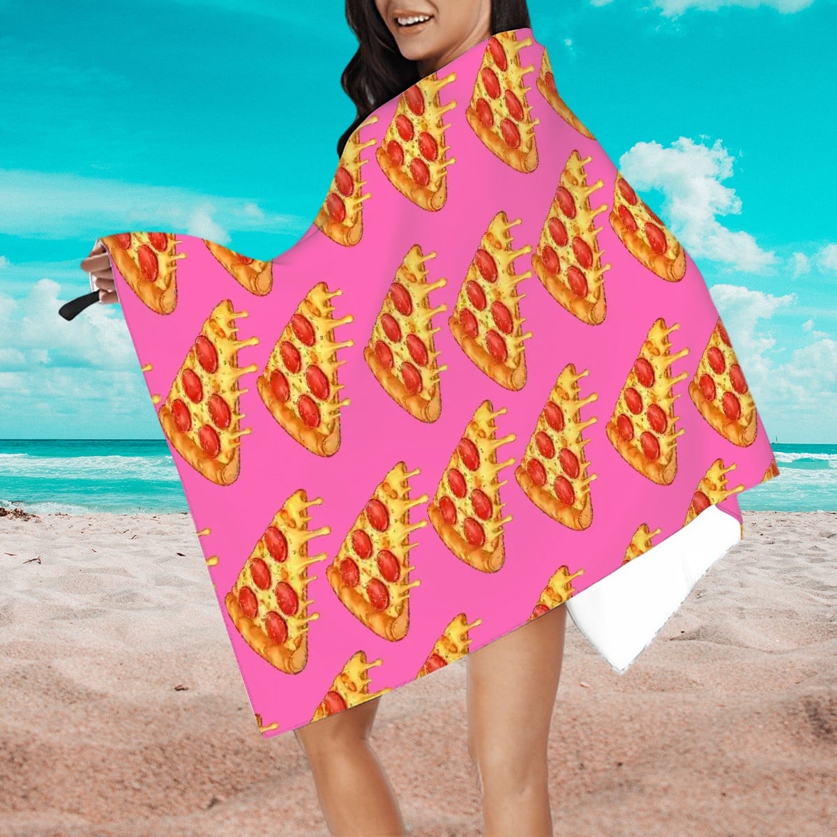 Drip Towel - Pizza Pink