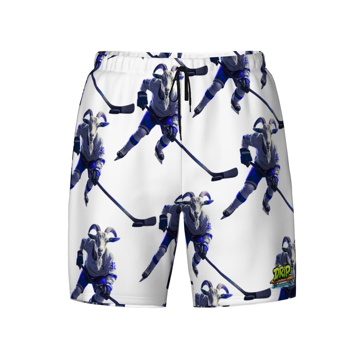 W2W Pro Mesh Hybrid Shorts - The Hockey Goat White