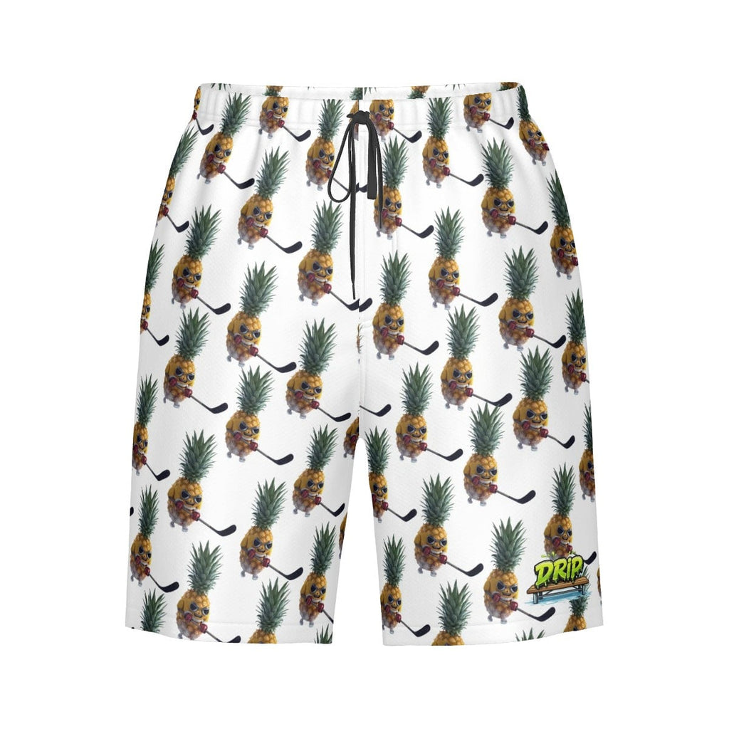 Men/Teen Swim Shorts - Piney Snipes White