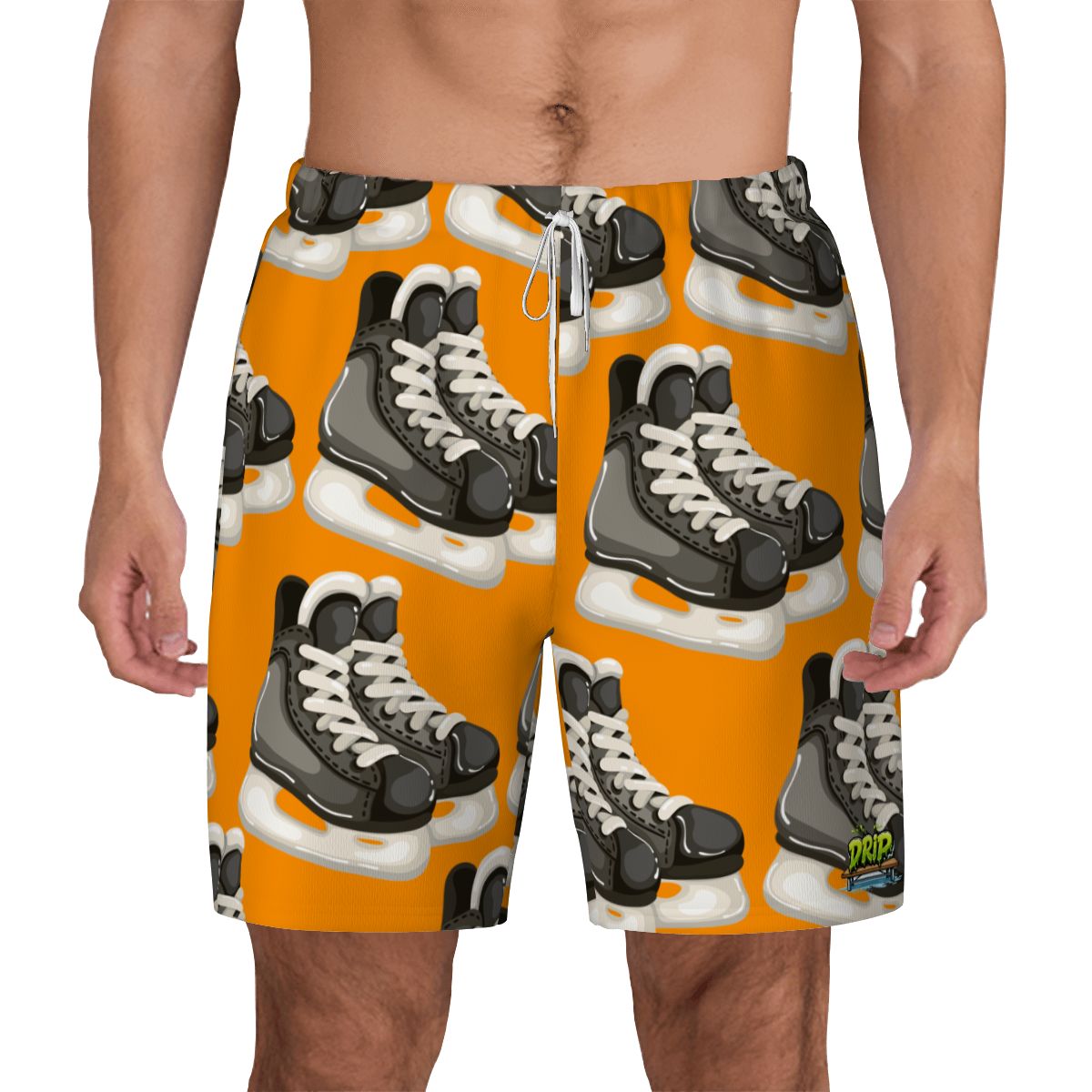 W2W Pro Mesh Hybrid Shorts - Hockey Skates Classic Orange