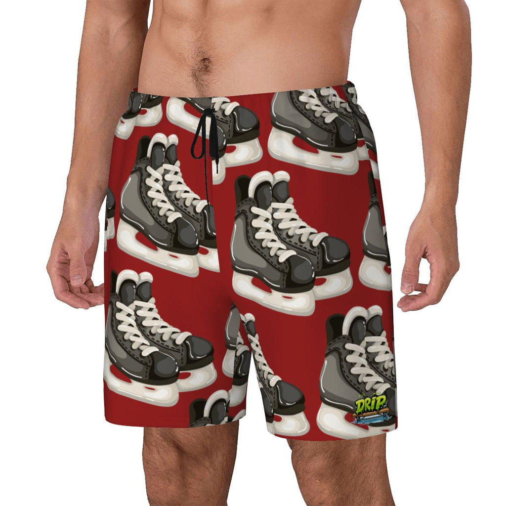 W2W Pro Mesh Hybrid Shorts - Hockey Skates Classic Red