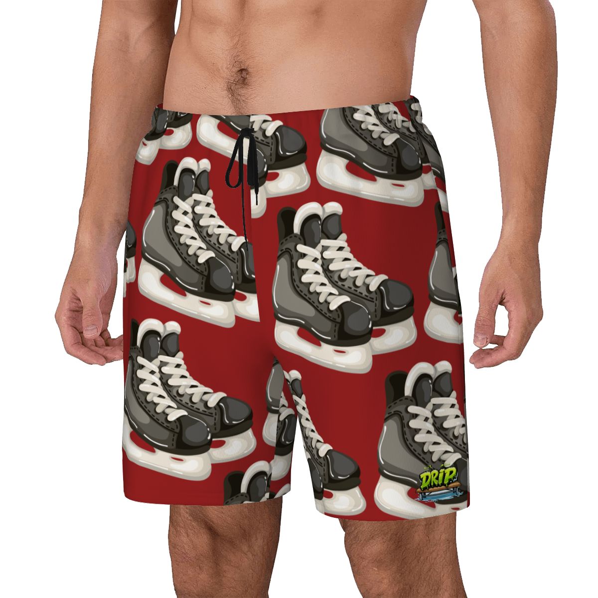 W2W Pro Mesh Hybrid Shorts - Hockey Skates Classic Red