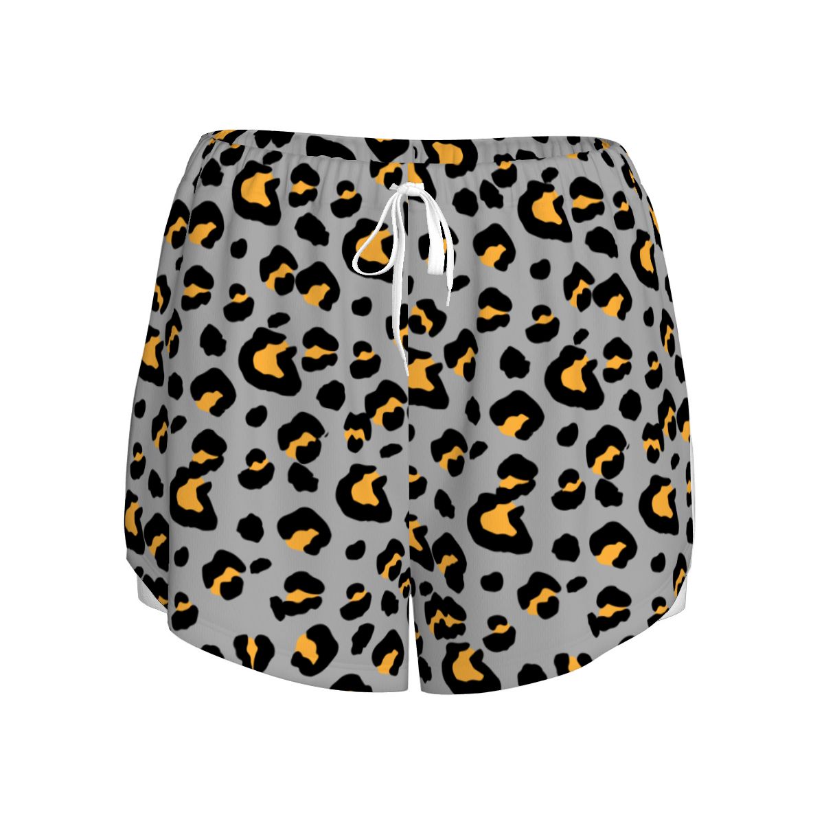 Drip Bench Women's Shorts - Leopard Grey