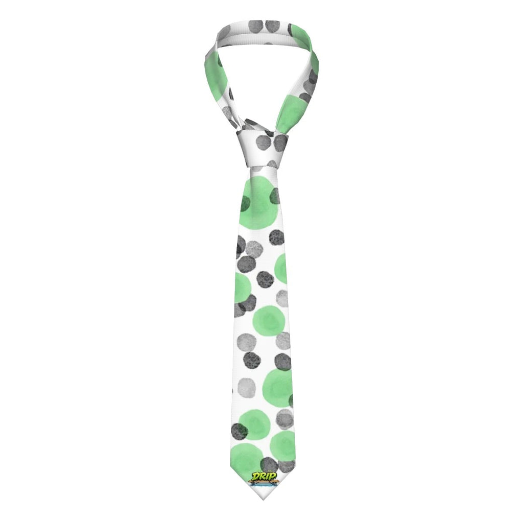 Game Day Ties - Polka Dots White