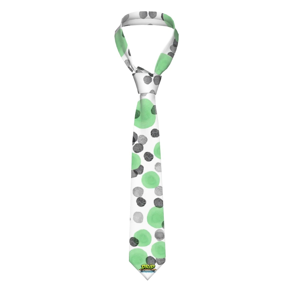 Game Day Ties - Polka Dots White