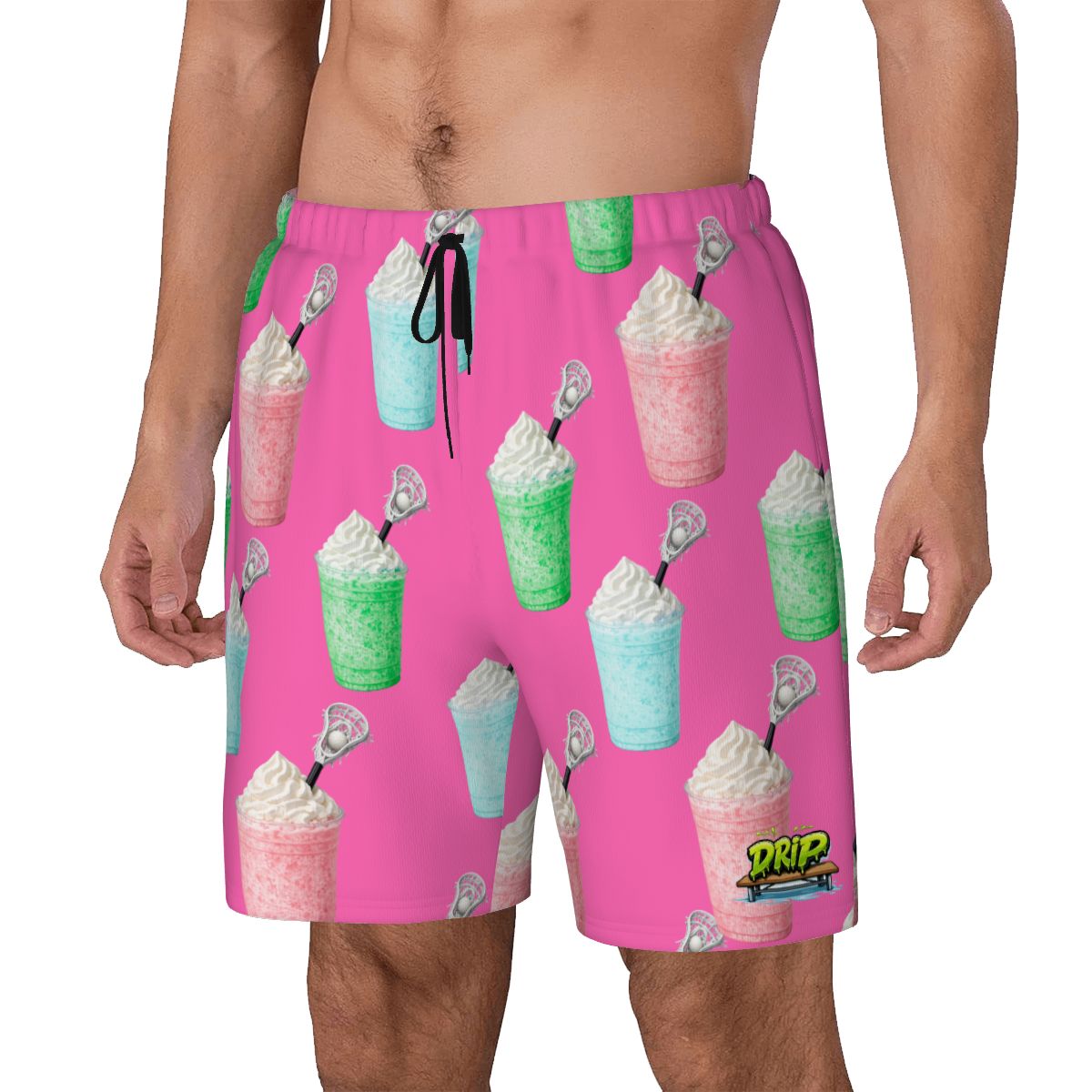 W2W Pro Mesh Hybrid Shorts - Ice Cream Lacrosse Hot Pink