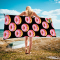 Drip Towel - Donuts Black
