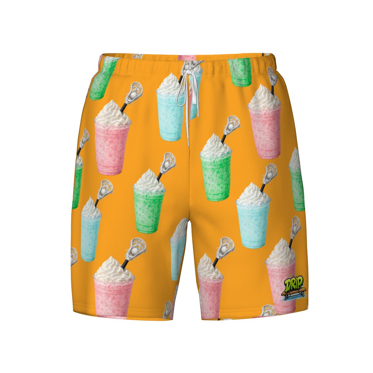 W2W Pro Mesh Hybrid Shorts - Ice Cream Lacrosse Orange