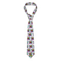 Game Day Tie - Cheeseburger and Hockey Sauce White